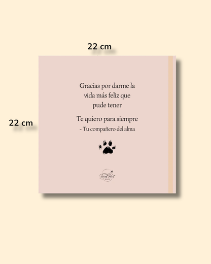 Photobook Personalizado Mascota 22x22 cm